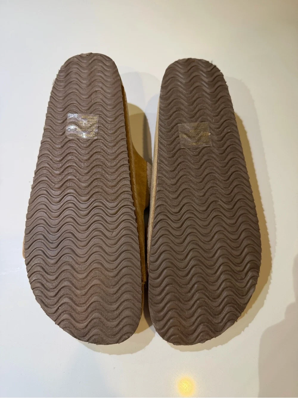 Madden Girl Tan Double Buckle Slide Sandals – New Without Tags Size 10